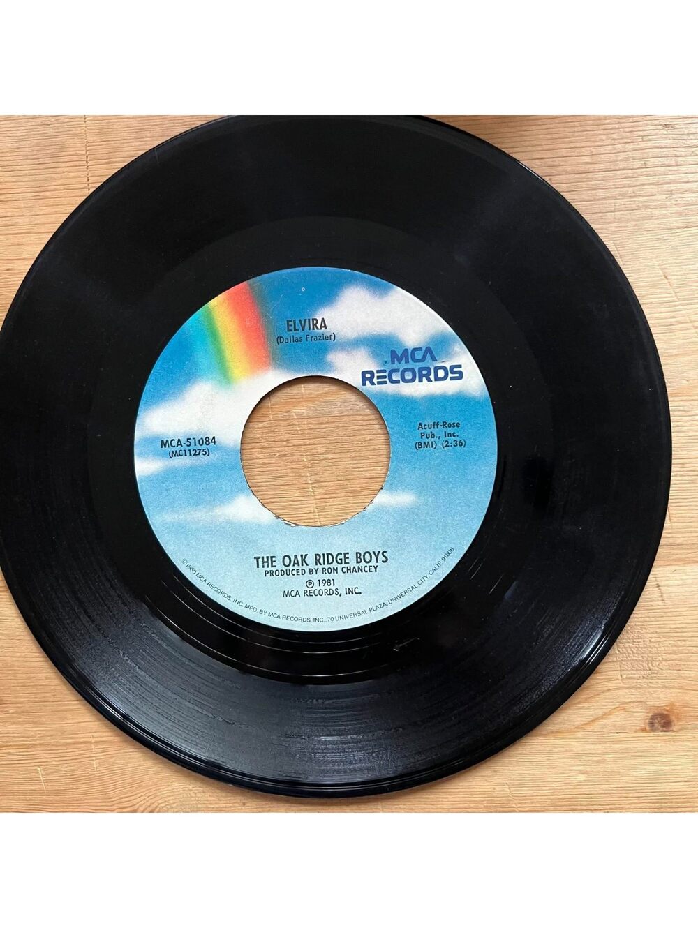 The Oak Ridge Boys - Elvira/A Woman like You 45rpm VG+ R13